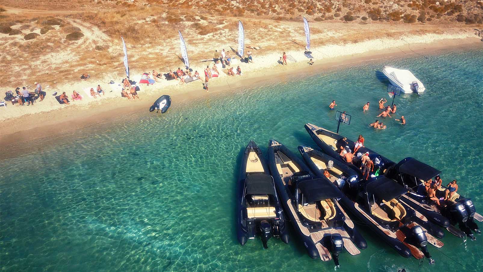 Mykonos - Paros - Private day cruise | Don Blue RIB boat rental