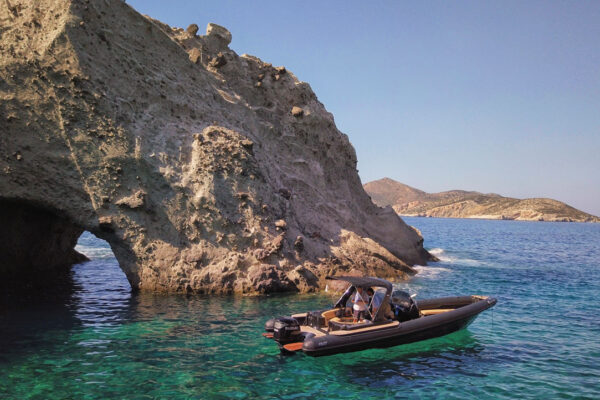 Paros - Antiparos - Despotiko - Private day cruise | Don Blue RIB boat rental