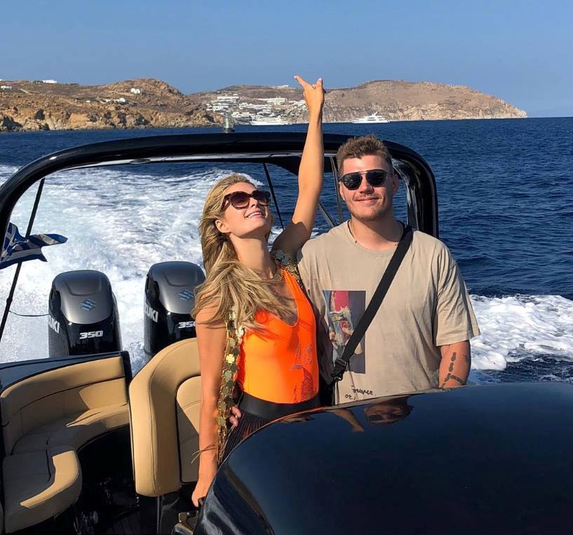 Celebrities Love Mykonos and Don Blue Yachting!