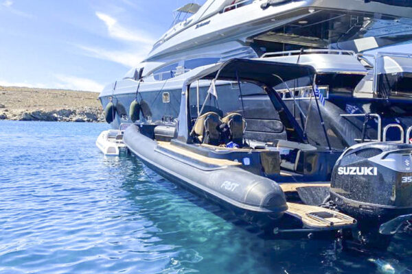 tender services - vessel support - private RIB boat rental - Don Blue Yachting - Mykonos - Paros - Athens