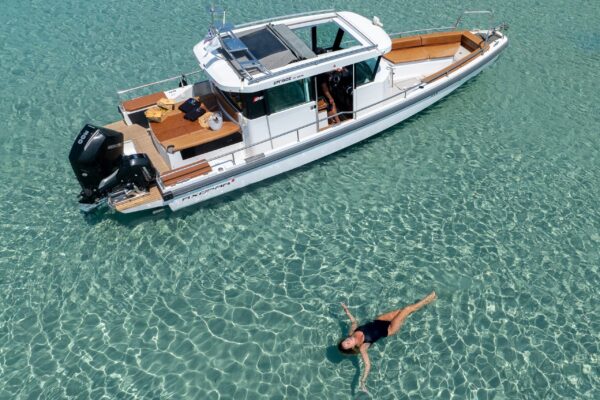 Axopar Cabin - Triopas | Boat Transfers | Don Blue RIB boat rental