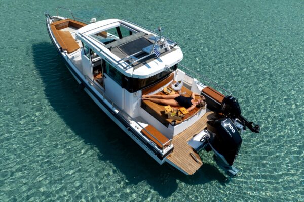 Axopar Cabin - Triopas | Boat Transfers | Don Blue RIB boat rental