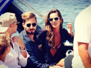 Football stars Manuel Neuer, Kevin Trapp and Izabel Goulart among the elite celebrities in Mykonos.
