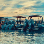 Our high-speed fleet ready for private boat transfers between Athens, Mykonos, and Paros, ensuring the fastest and most reliable connection in the Cyclades.