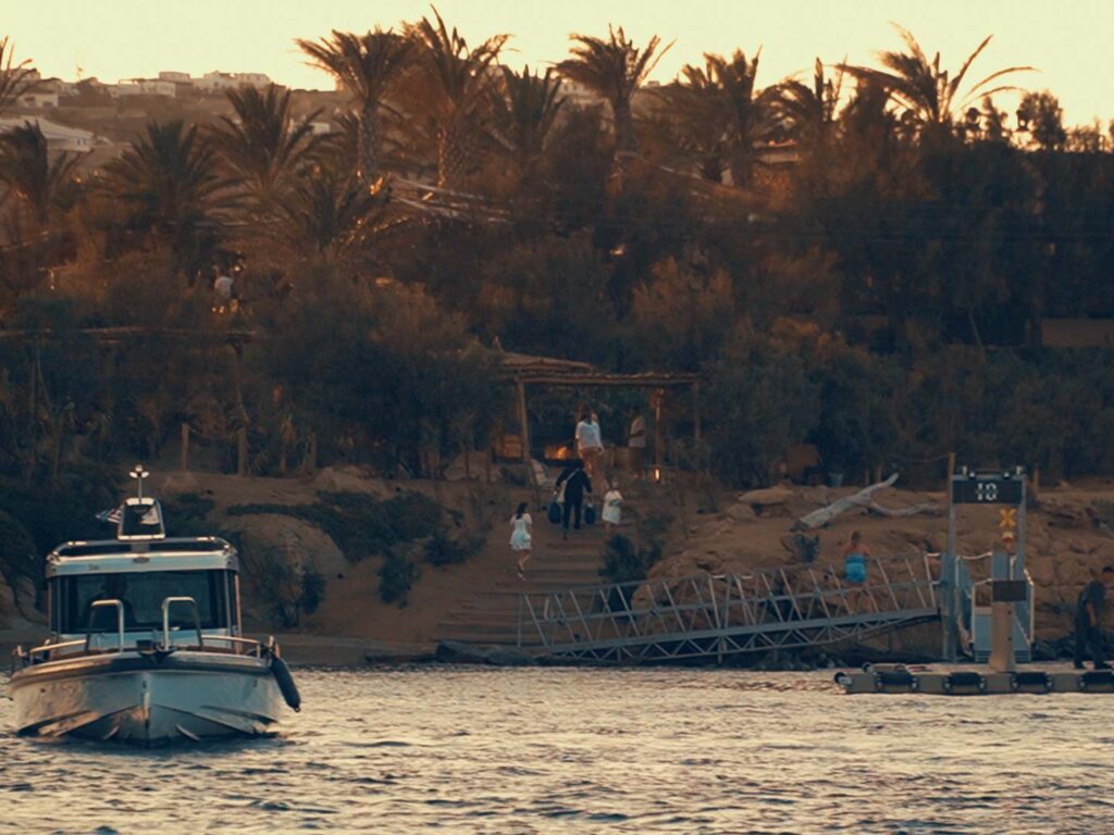 Luxury RIB boat by Don Blue Yachting providing a VIP sea transfer to the scorpios parties 2026